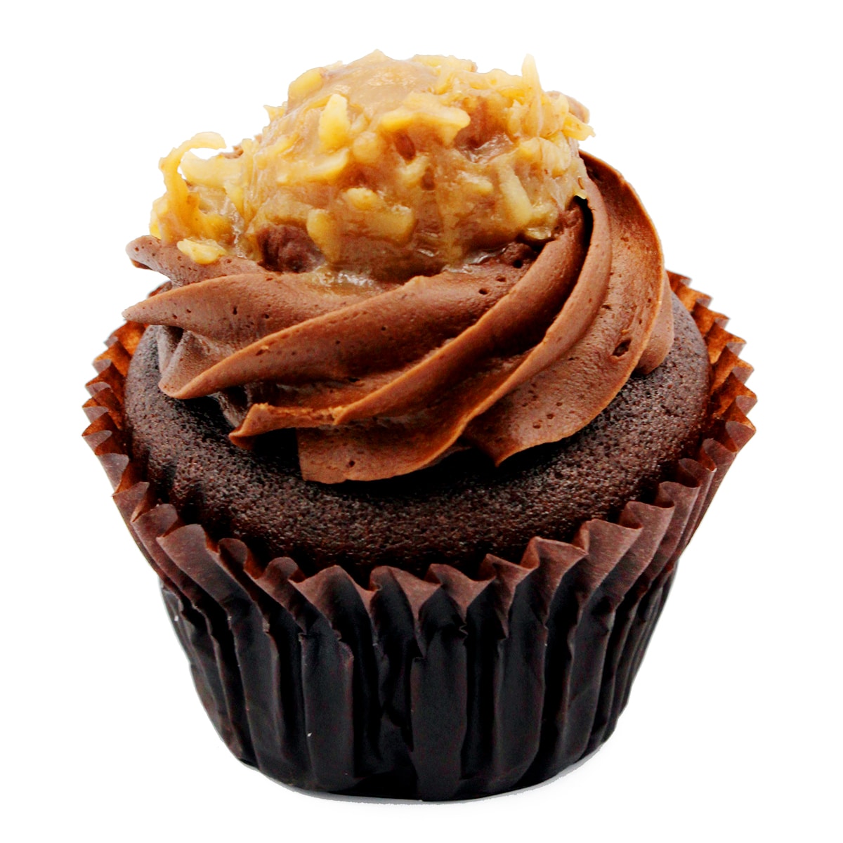 German Chocolate Cupcake