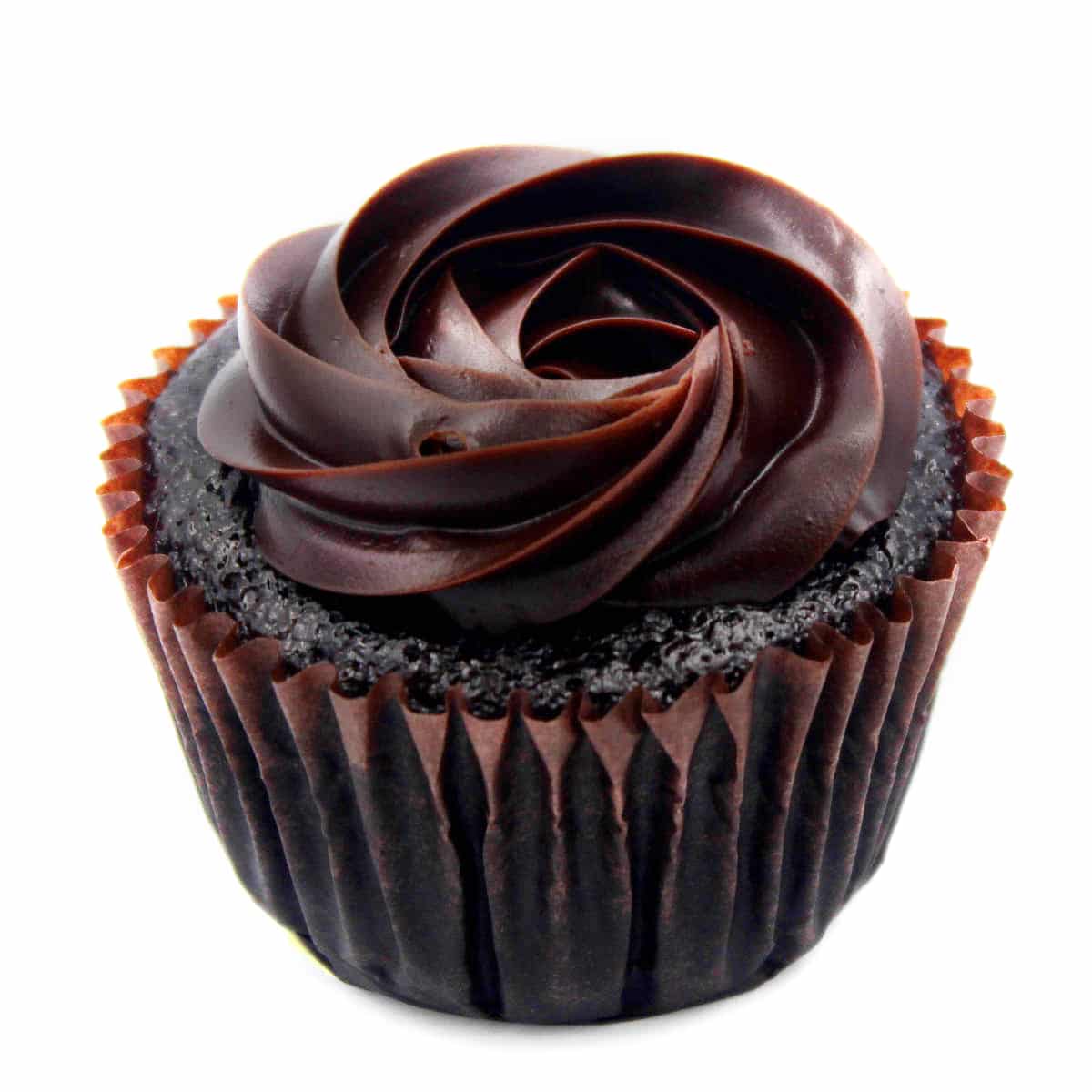 Vegan Double Chocolate Cupcake